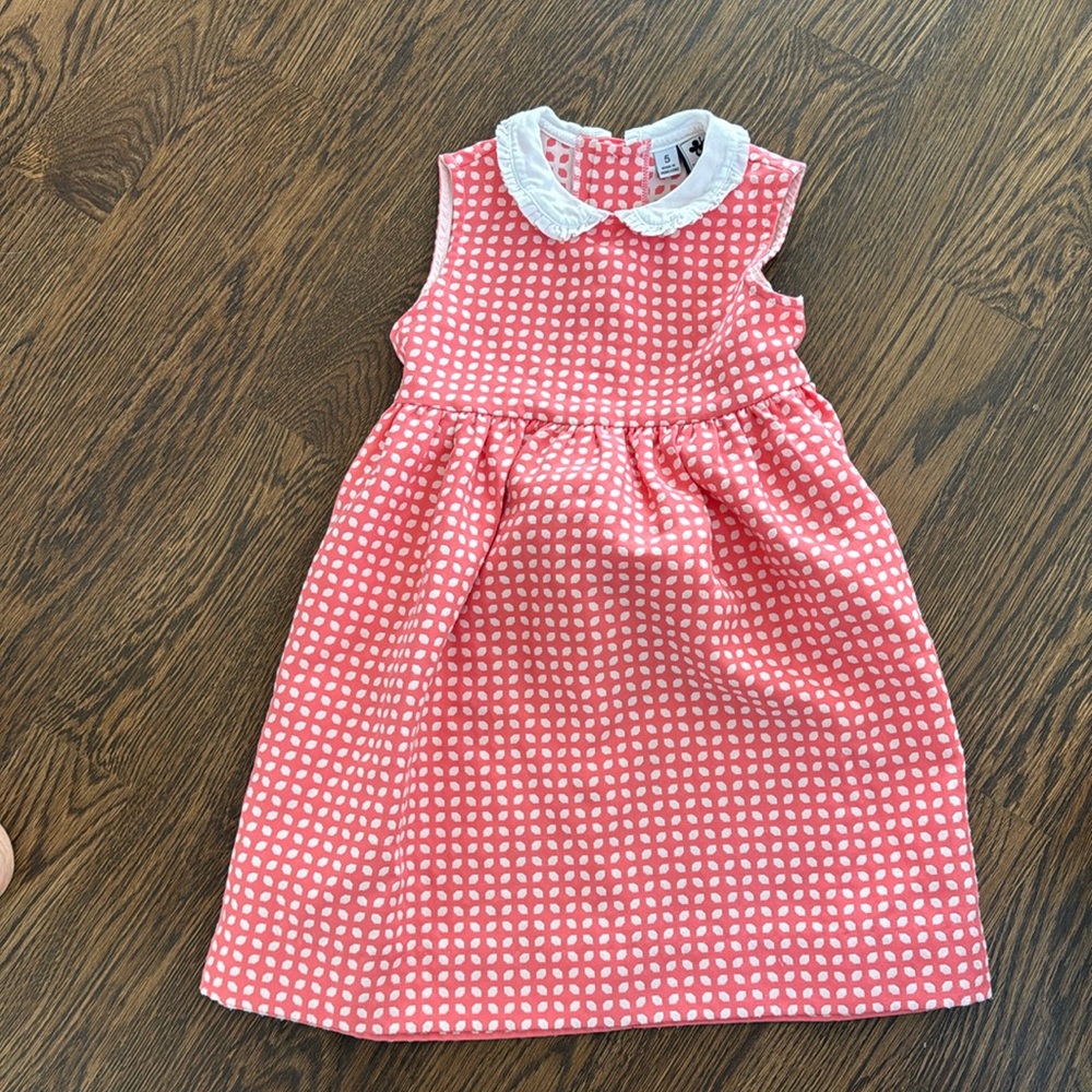 Busy Bee Dress with Peter Pan collar